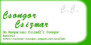 csongor csizmar business card